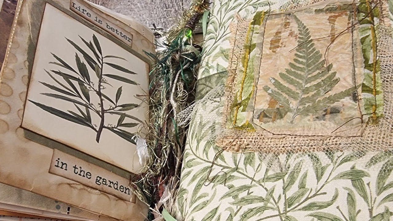 Envelope Junk Journal Flip Through -  William Morris Sage & Willow