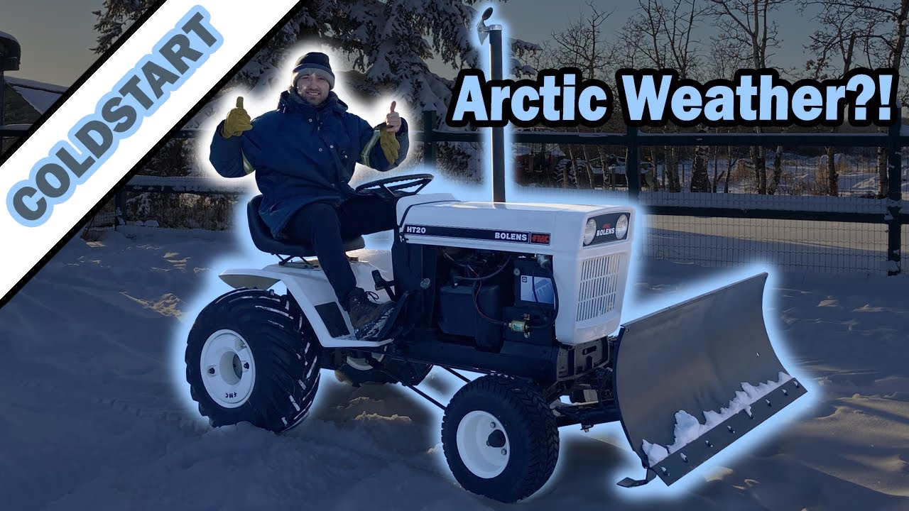 Will It Start At -30°C (Bolens HT20)