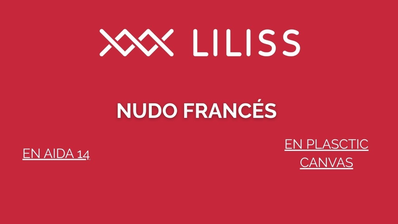 Nudo francés - técnicas de bordado - Liliss - Tutorial