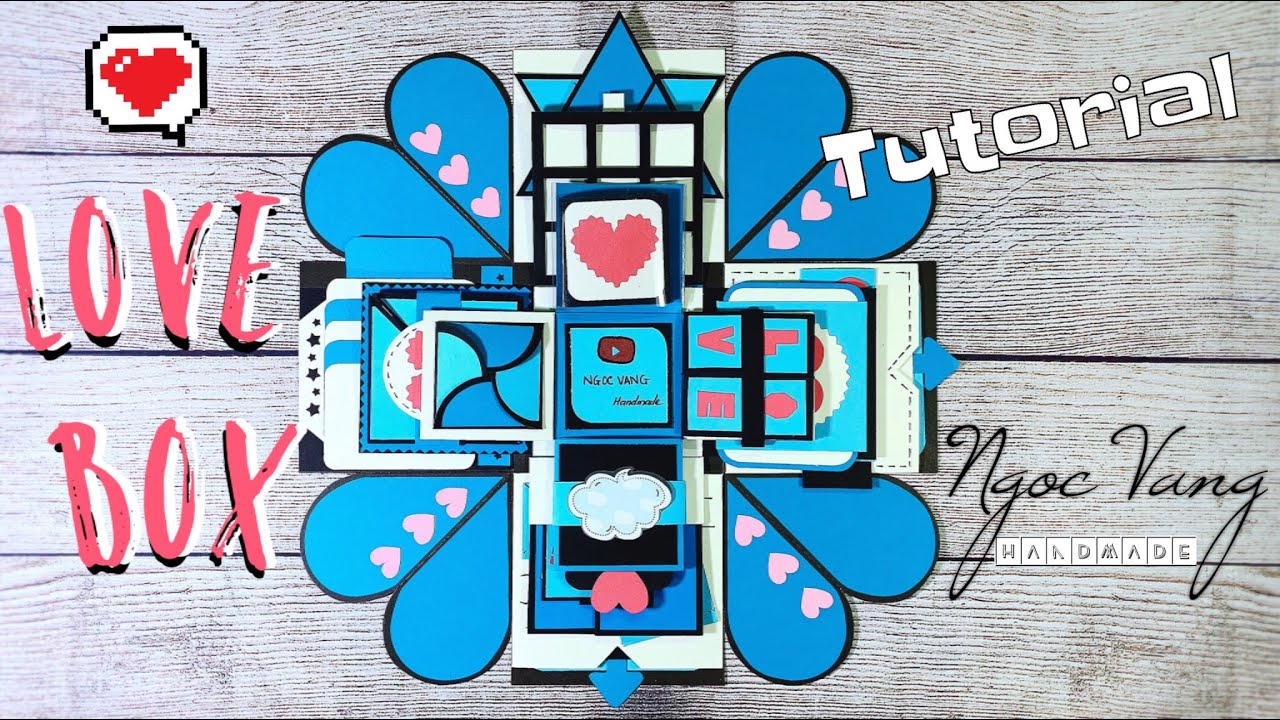 LOVE BOX FOR CRUSH - Phiên bản LOVE BOX BLUE- NGOC VANG