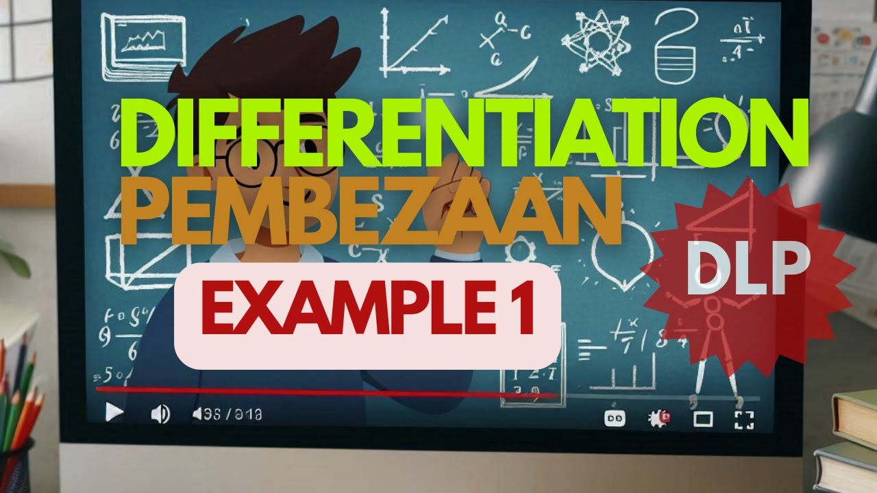 Add Maths Differentiation Pembezaan Example 1 - DLP | Math Tutor Edu