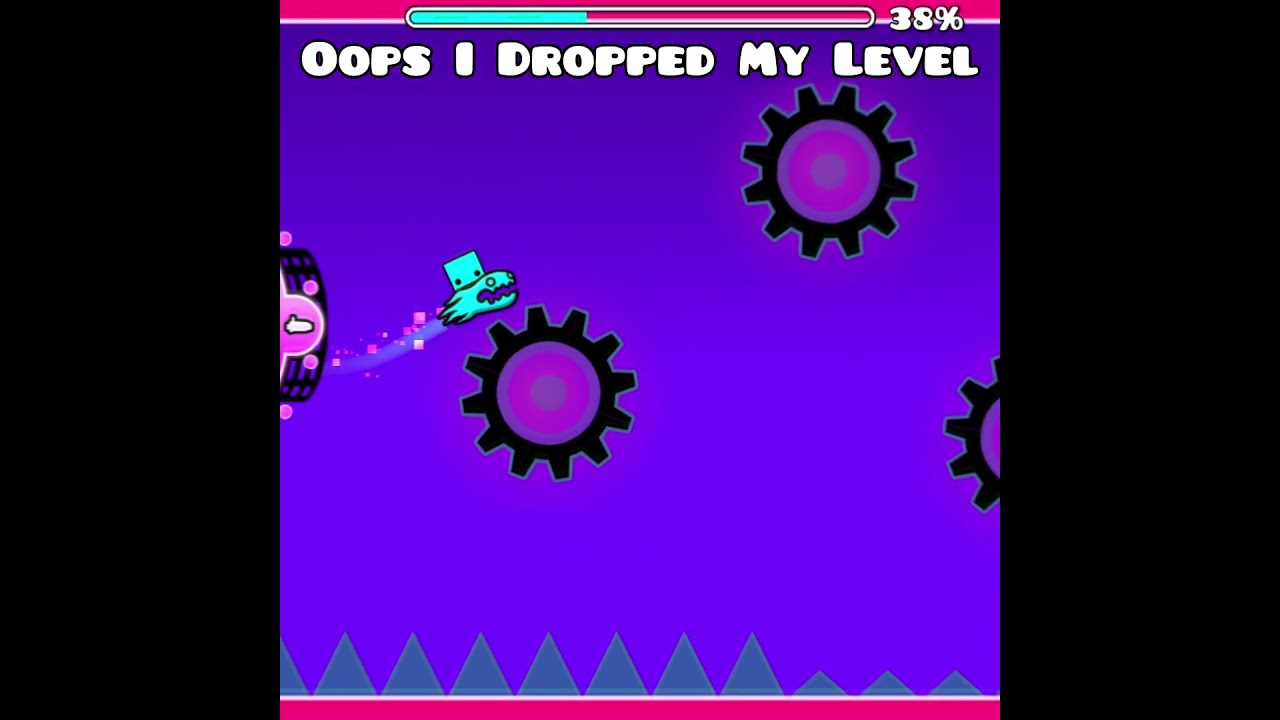 Я понизил свой уровень (устаревший мем) [Короткометражка по Geometry Dash]