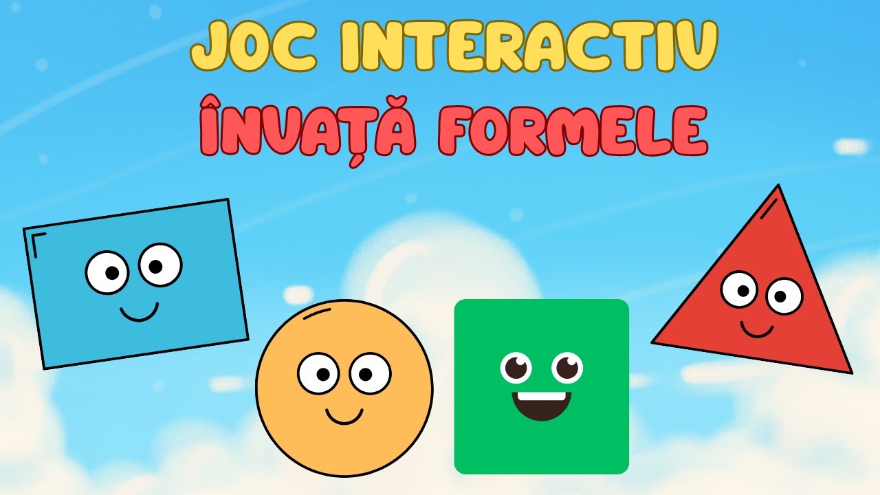 Forme Geometrice pentru Copii: Invata prin Joc si Miscare! 🔺🟦🟡 | Casuta Cunoasterii | Video Educativ