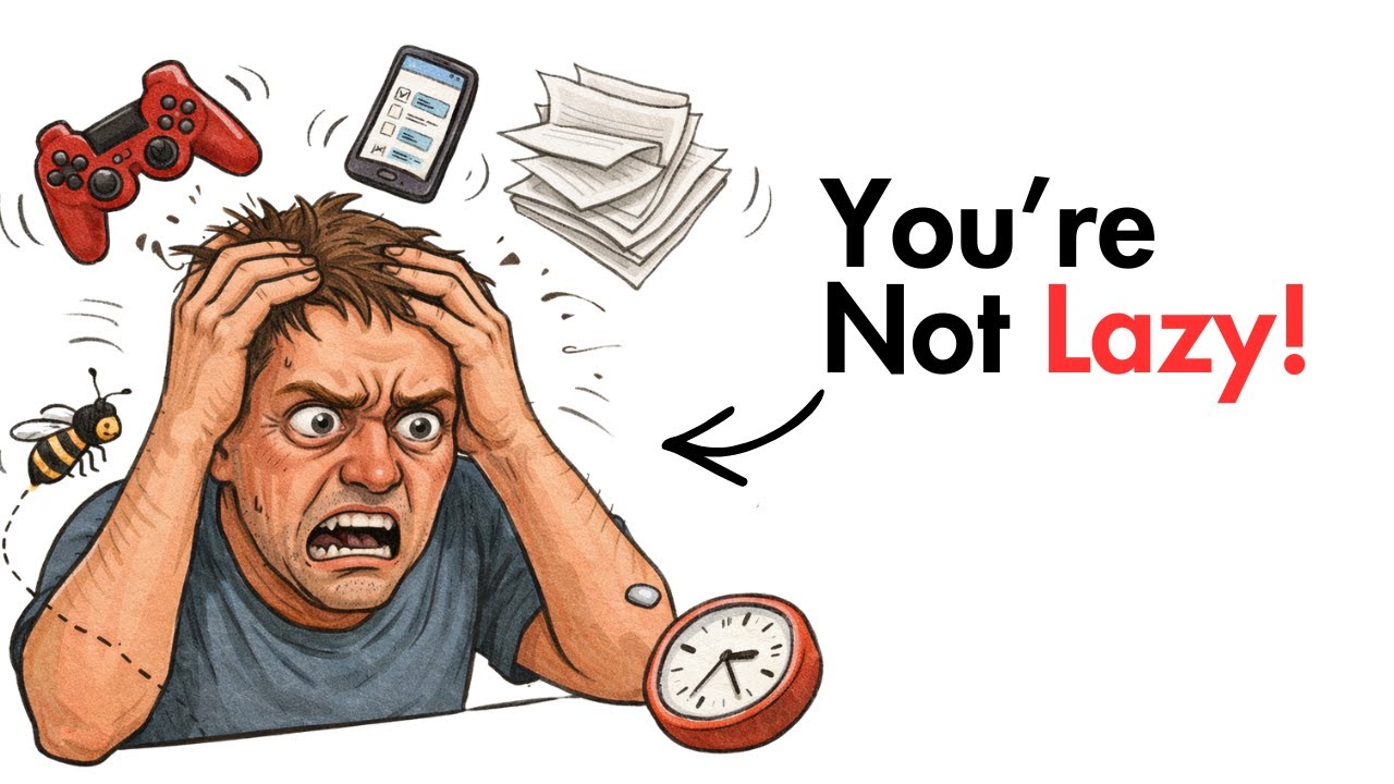 Why It Sucks To Have ADHD (and why you're NOT just lazy)