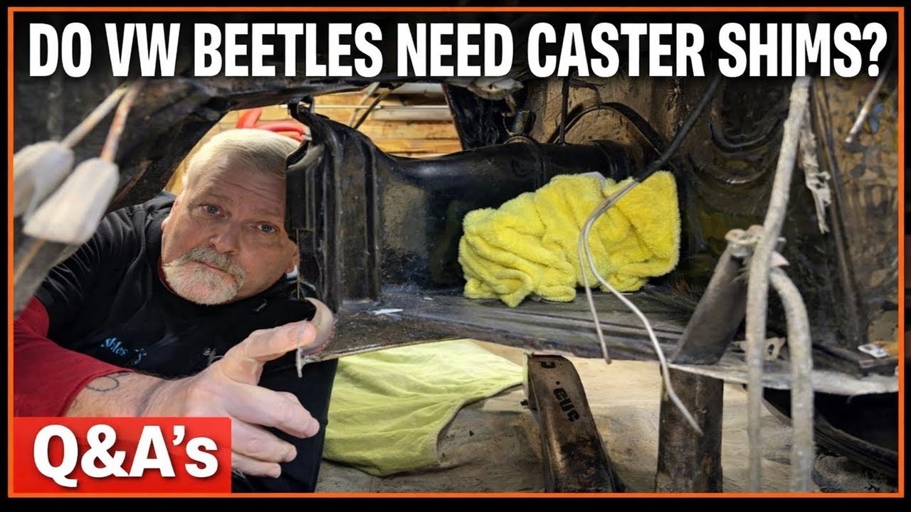 Why The Need For VW Beetle Front Beam Caster Shims - VW Bug - VW Baja Bug - Empi Caster Shims