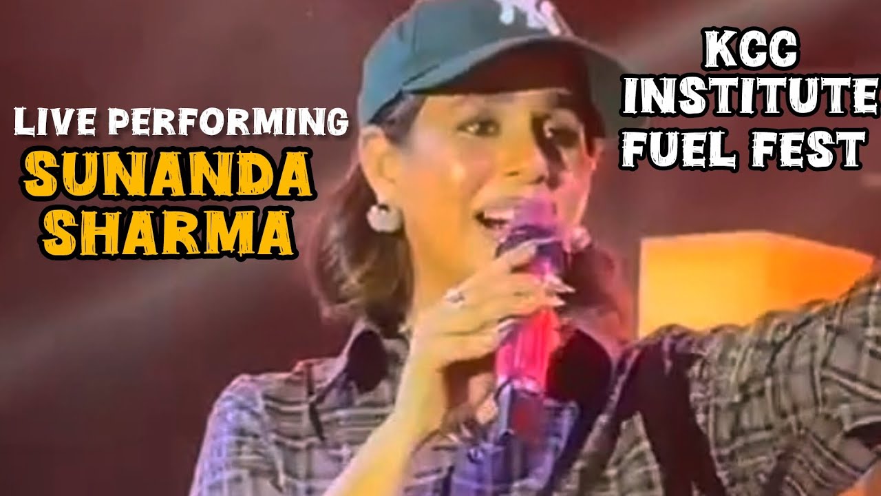 Sunanda Sharma concert 😍 KCC INSTITUTE Fuel Fest 2026🔥 Sunanda sharma Live Performance 🔥 