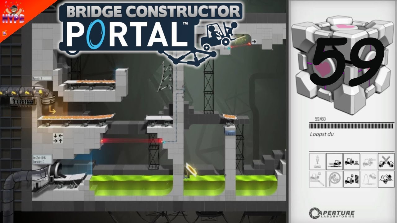 Bridge Constructor Portal 🌉 [59] ★ Loopst du
