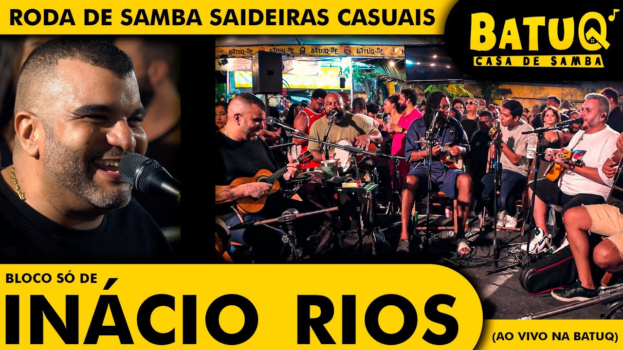 Inácio Rios na Roda de Samba de Raiz Saideiras Casuais - Bloco só de Inácio Rios