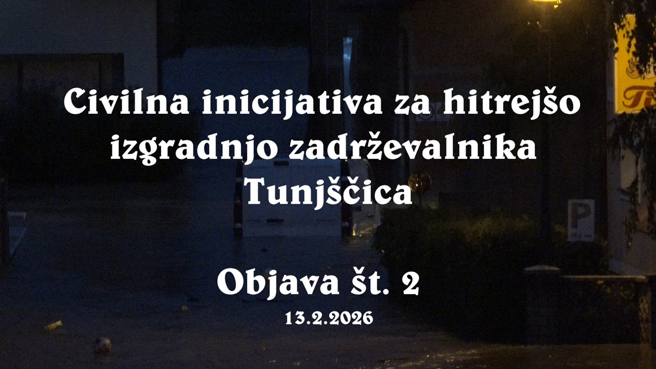 Civilna inicijativa Tunjščica -  objava št.2