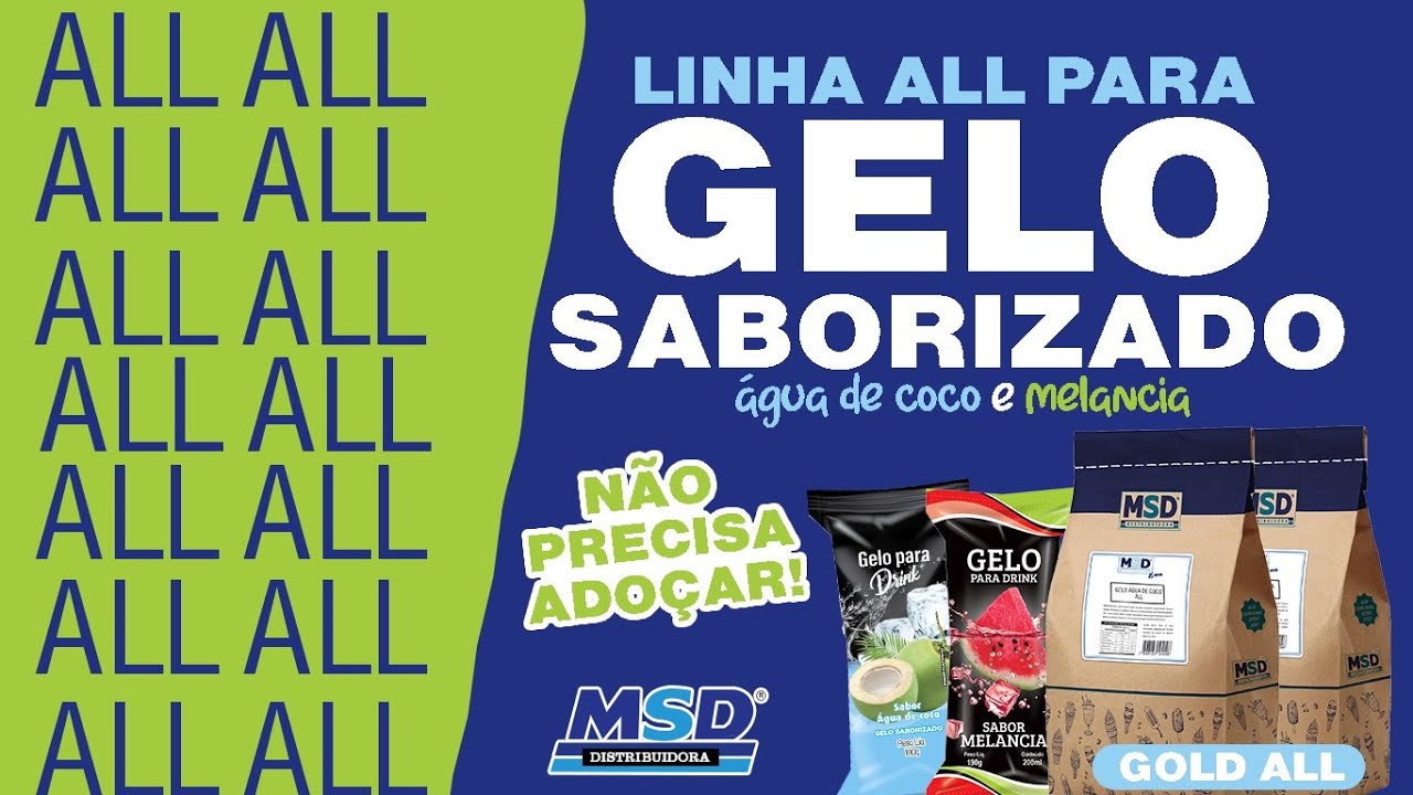 GELO SABOR - LINHA ALL (ADOÇADO)