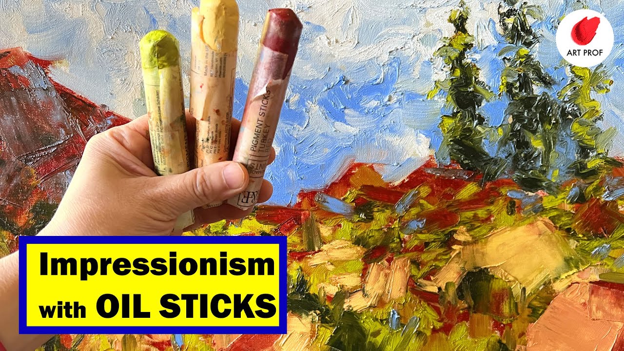 Secret to Impressionist Style Landscape with R&F Oil Pigment Sticks