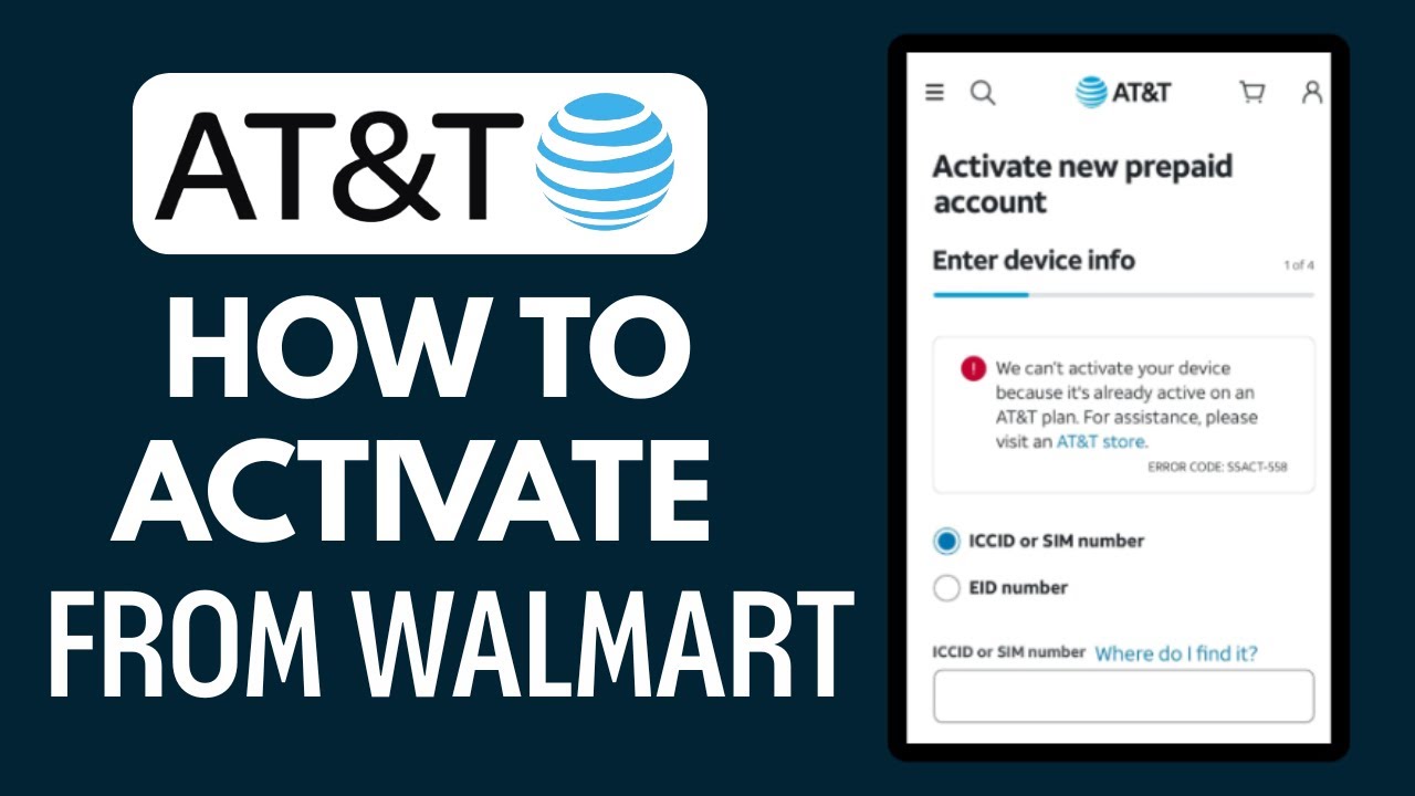 How To Activate AT&T Prepaid Phone From Walmart (2026)