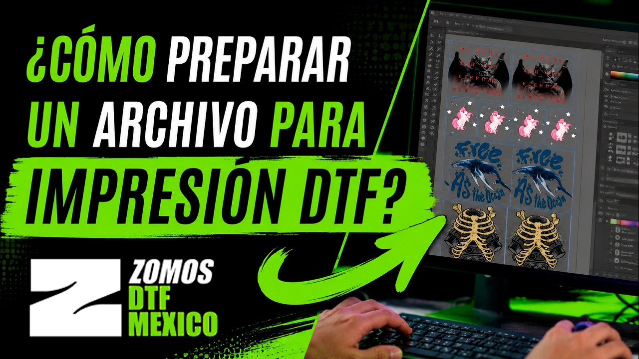💥&iquest;C&oacute;mo preparar un archivo para IMPRESI&Oacute;N DTF? 📁 | DTFMEXICO.MX