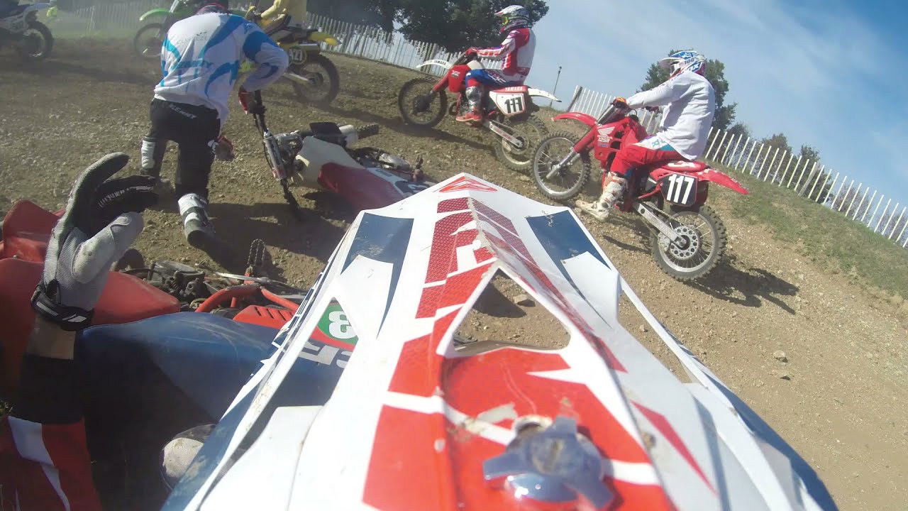 FINAL championnat de FRANCE Motocross CLASSIQUE a Saint Jean D'Angély honda cr