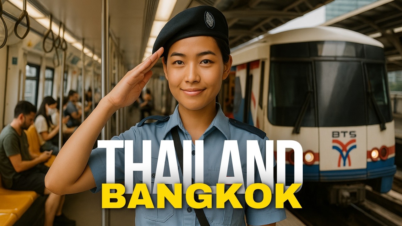 BANGKOK WALKING TOUR 🇹🇭 THAILAND 2025 🚇 BTS Routine: Skytrain, Smiles & Daily Flow