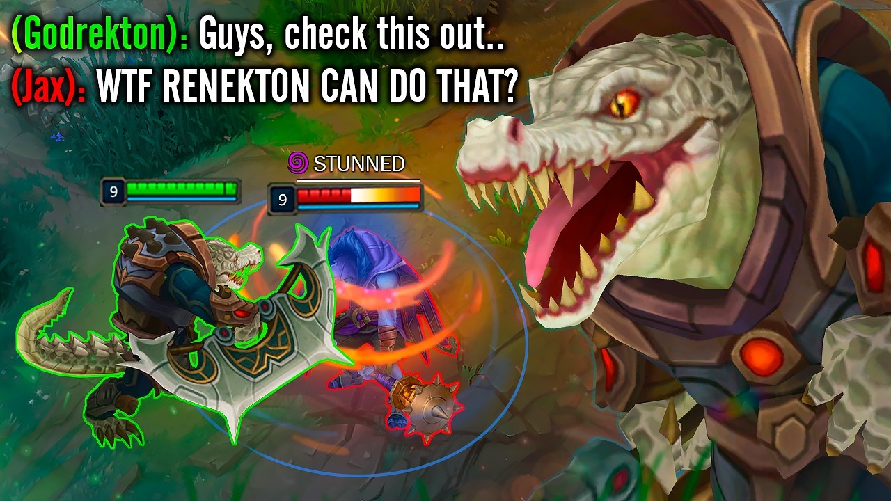 This Renekton W Trick Literally HARD COUNTERS The Jax Matchup...