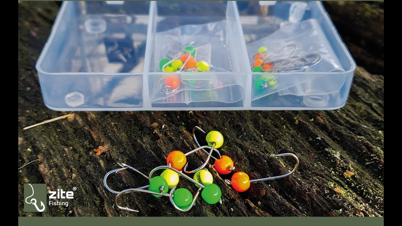 Tungsten Jighaken Neon fürs Ultra Light Angeln - Forellen Jigköpfe von Zite Fishing (Produktvideo)