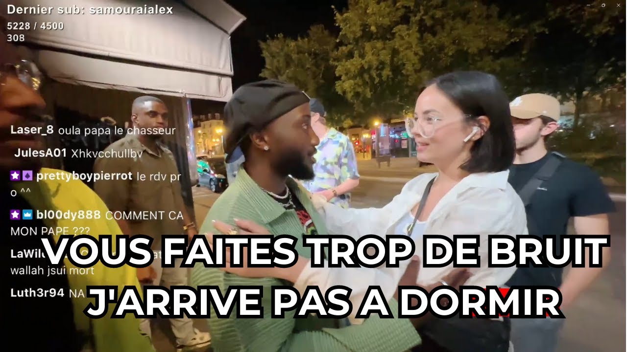 Agathe Auproux snipe Pape San, Koumo, Doflamingoh, Joel à Paris