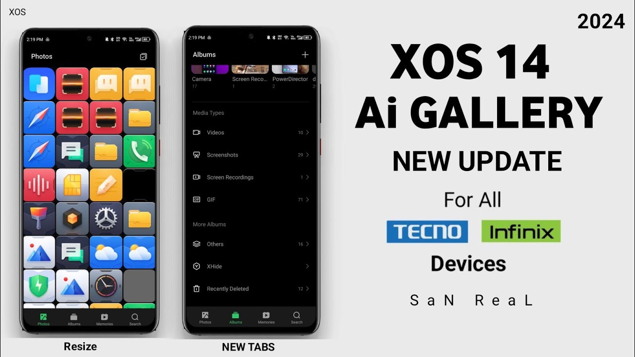 XOS 14 Ai Gallery App Update for All Tecno and Infinix Devices 🔥