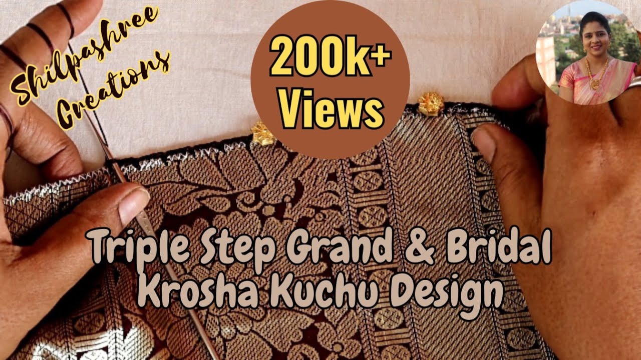 Triple Step Grand & Bridal Krosha Kuchu Design| Fast Moving Puff Arch Design| Crochet Kuchu Design|