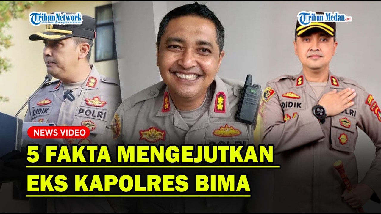 5 FAKTA MENGEJUTKAN Eks Kapolres Bima, Tersangka Narkoba Berseragam❓
