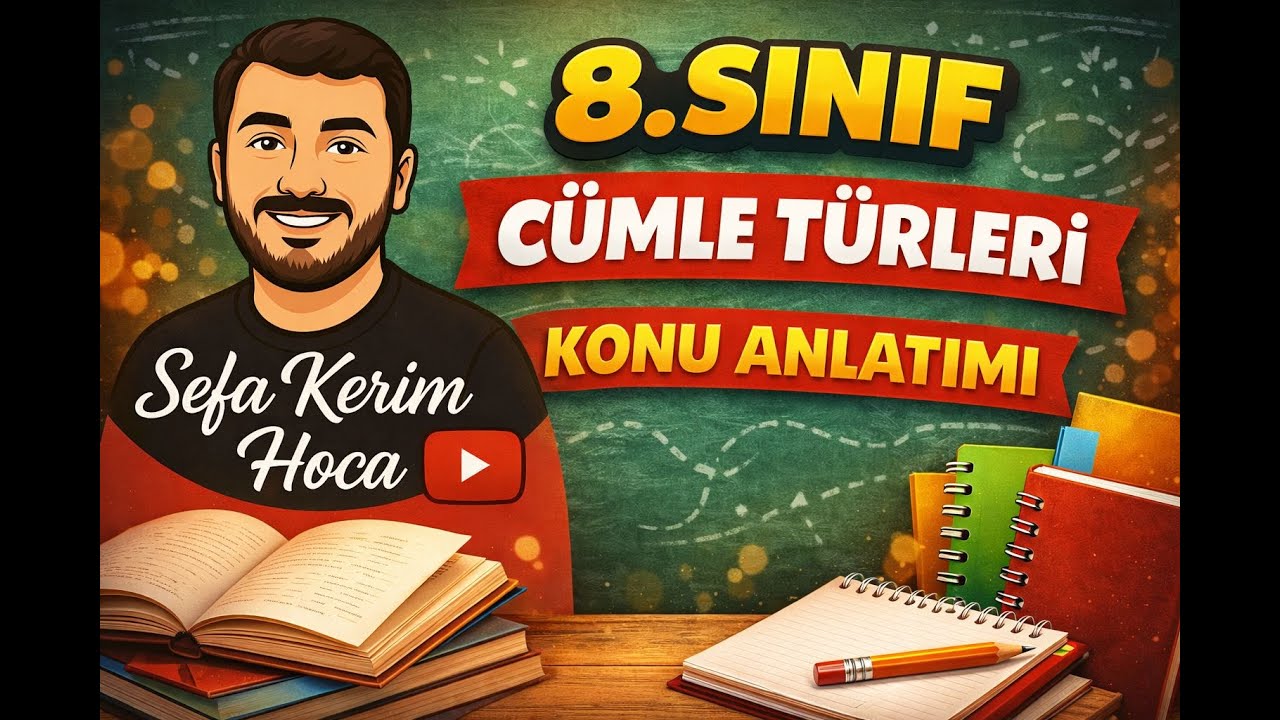 8. sınıf Cümle Türleri Konu Anlatımı