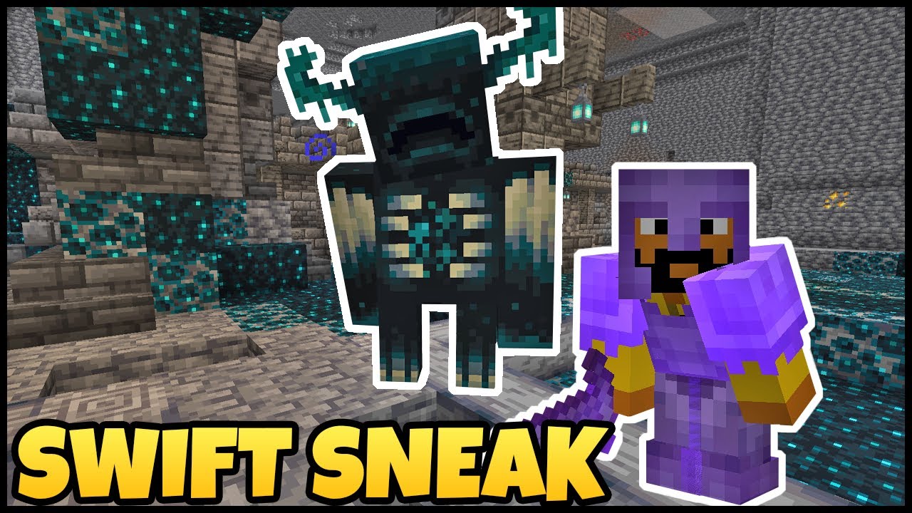 How To Get SWIFT SNEAK Enchantment In MINECRAFT