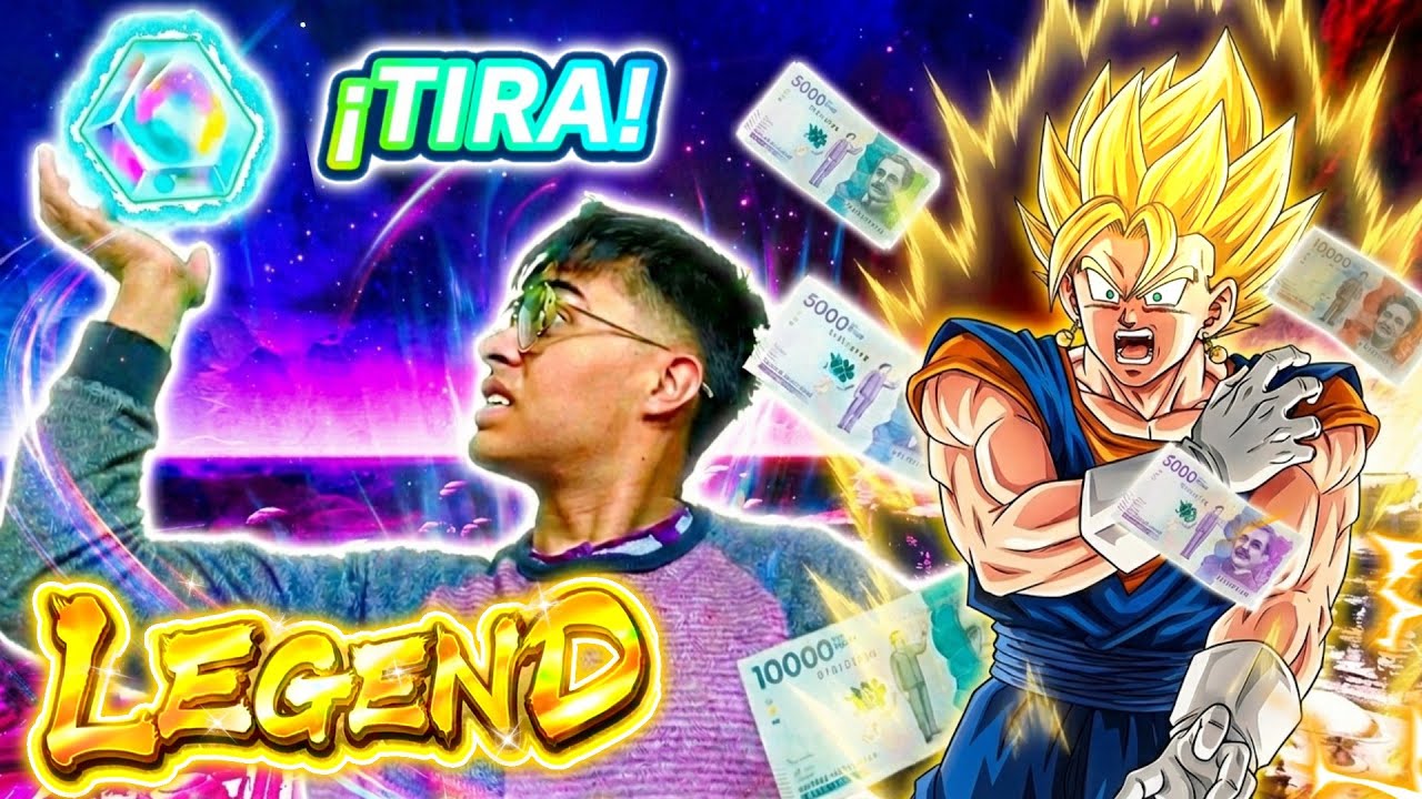 REGALAN 3200 CCS  AHORA SI! TIRO MIS PESOS COLOMBIANOS POR VEGITO LEGEND! / Dragon Ball Legends