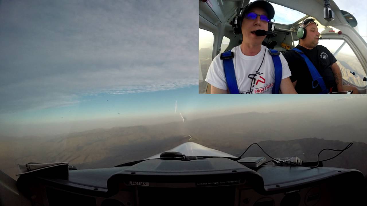Remos GX flight to Payson from Scottsdale with ATC and Comms