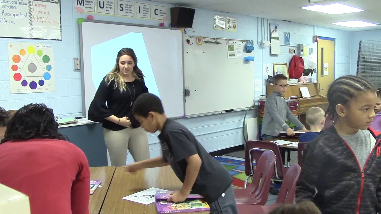 Portrait Lesson to 3rd Graders | | Art Teacher