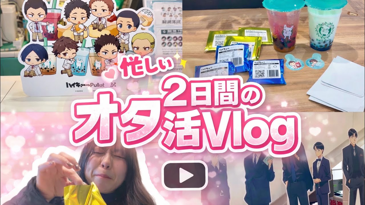 【推し活Vlog】忙しいオタクの2日間Vlog🎤💘【ハイキュー ヒロアカ】