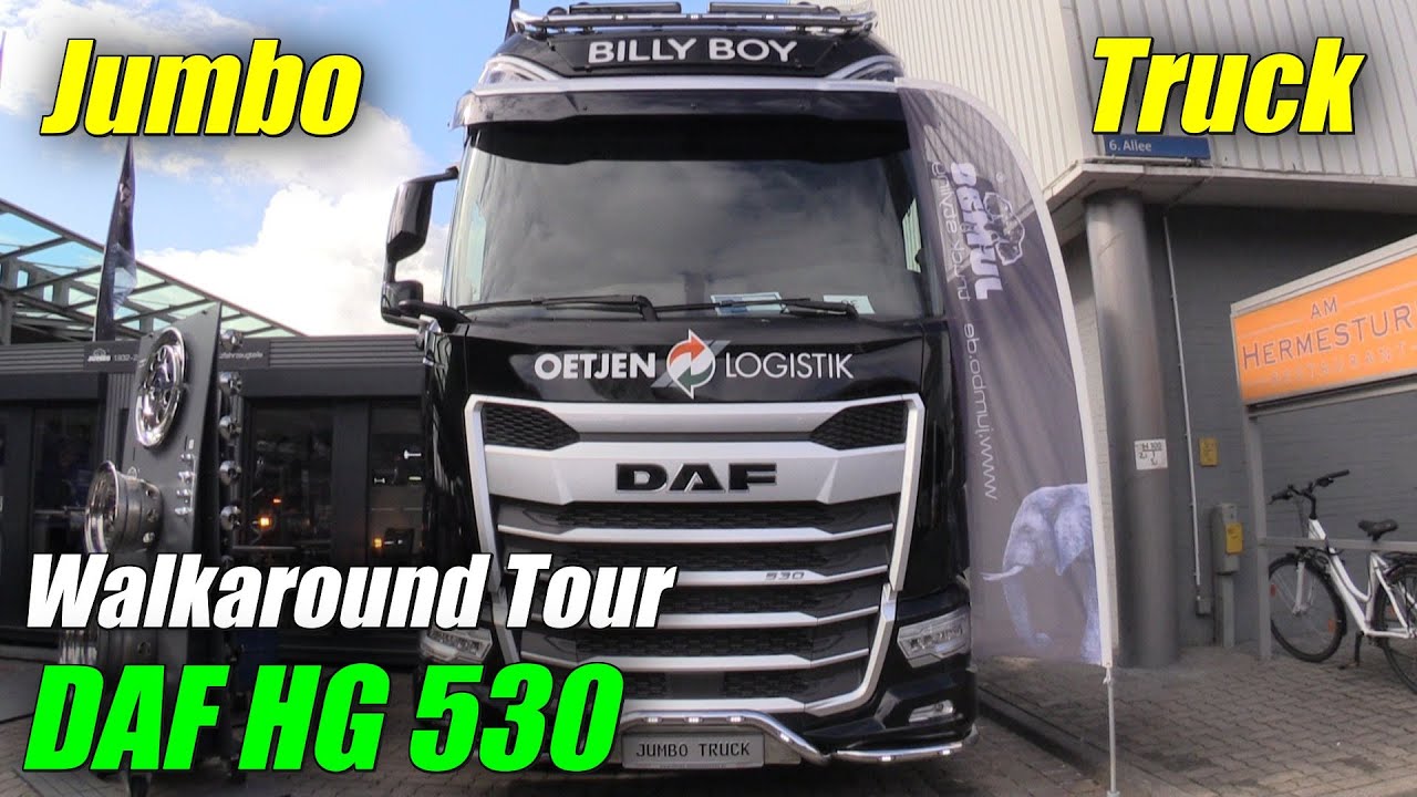 Custom Truck !!! 2023 DAF HG 530 Jumbo Truck Styling Accessorized