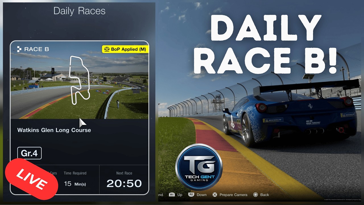 GT7: Daily Race B @ Watkins Glen!