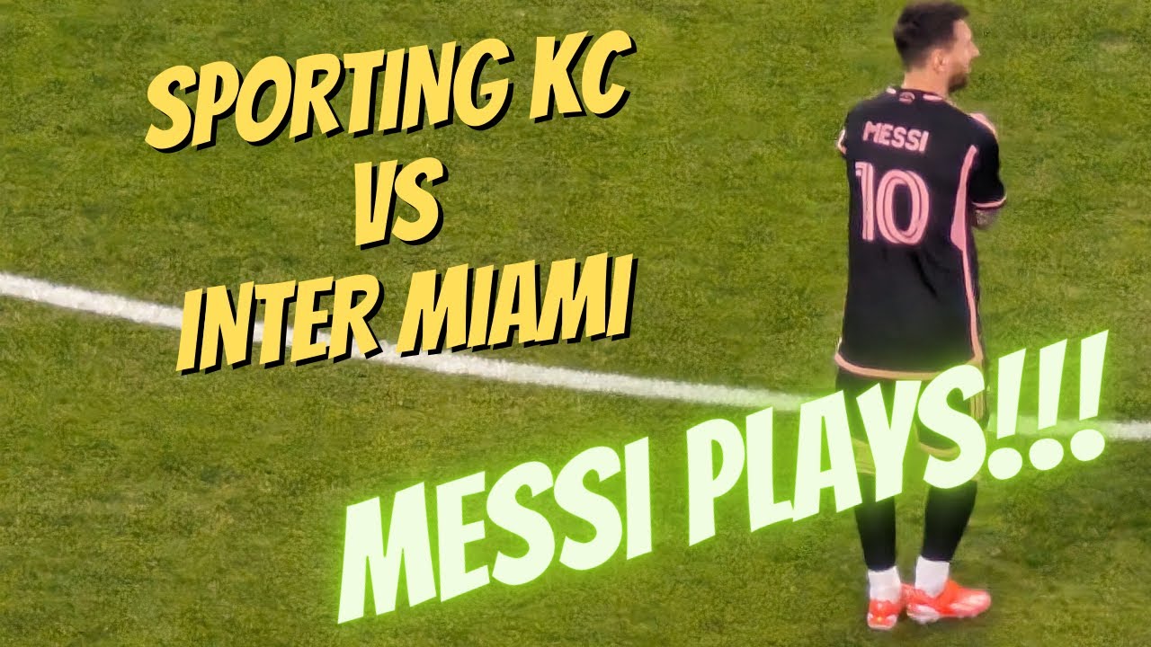 Watching Sporting KC vs Inter Miami and Messi Plays!! | Shot on Pixel 8 Pro | 4K HDR