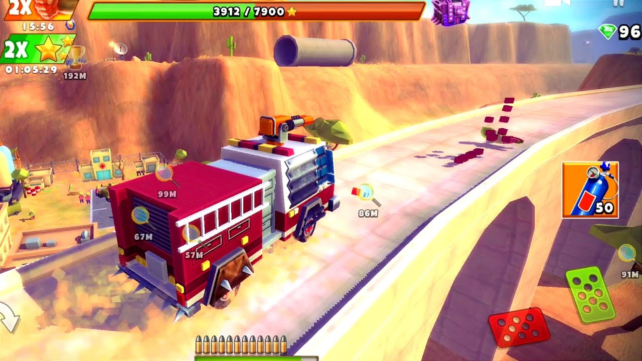 New FireStar The Fire Truck Unlocked | Zombie Offroad Safari Android Gameplay HD