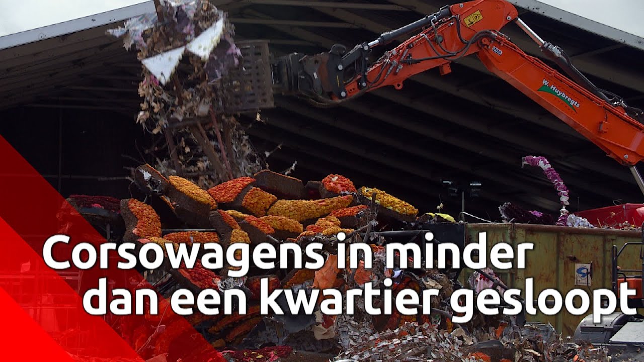 Corsowagens in mum van tijd gesloopt