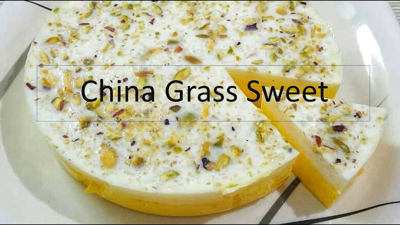 చైనా గ్రాస్ స్పెషల్ | గడ్డి జున్ను China Grass | China grass recipe |how to make junnu with grass