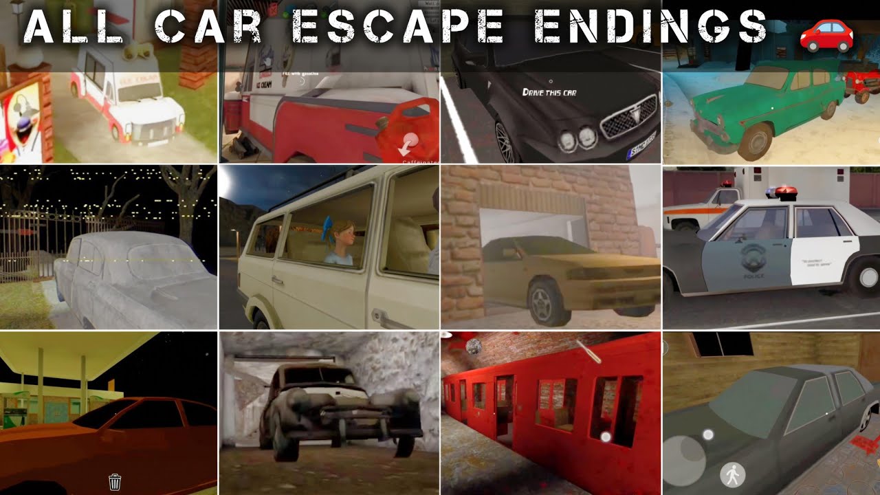 Car 🚗 endings | Granny vs Evil Nun vs Mr Meat +++ 