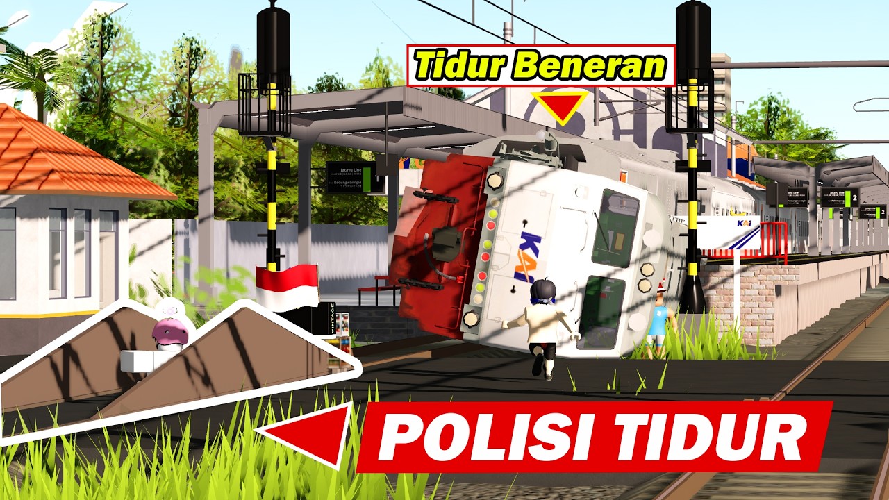 Apakah Kereta Anjlok Saat Melewati Polisi Tidur Di Incorails  | Roblox Kereta Eksperimen Part 3