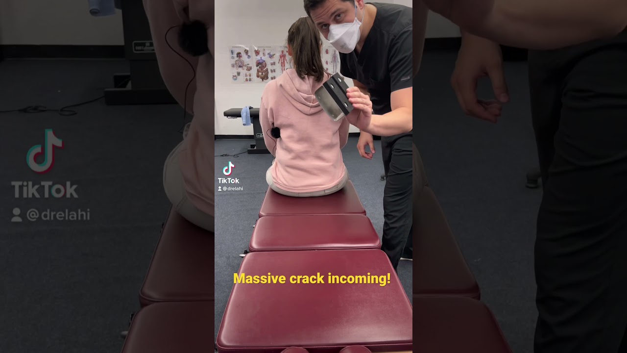 Massive spine CRACK! #shorts #crack