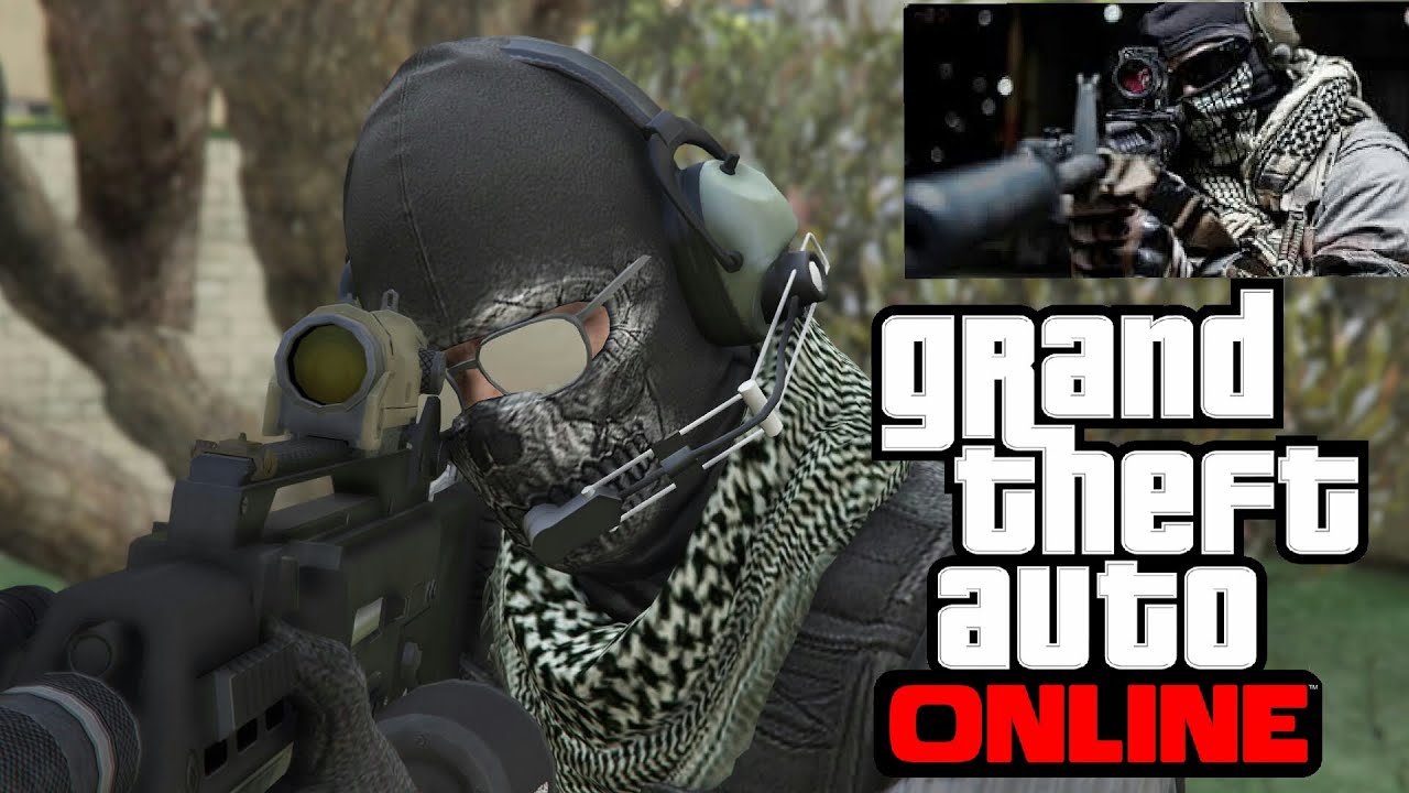 TENUE DE CALL OF DUTY GHOST SUR GTA5 ONLINE