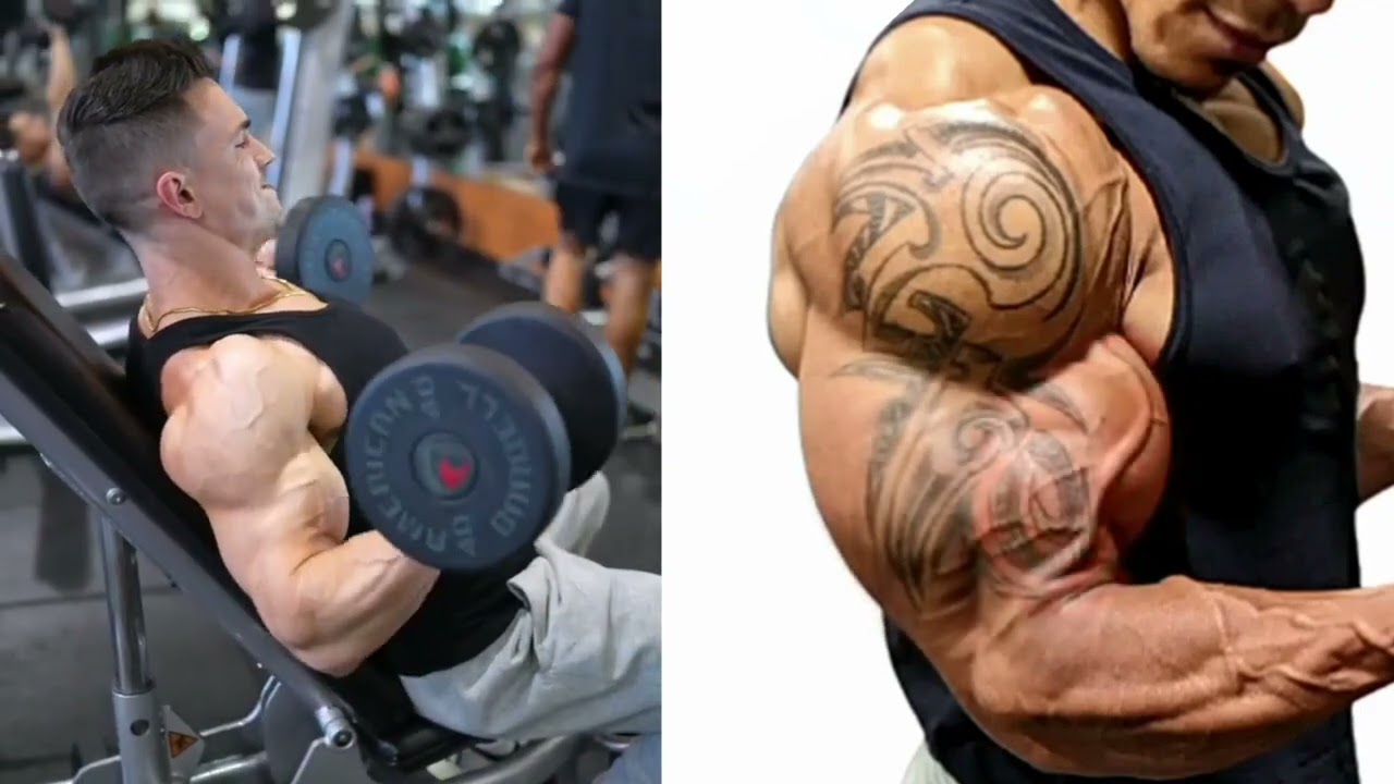 Best bigger biceps workout home at gym