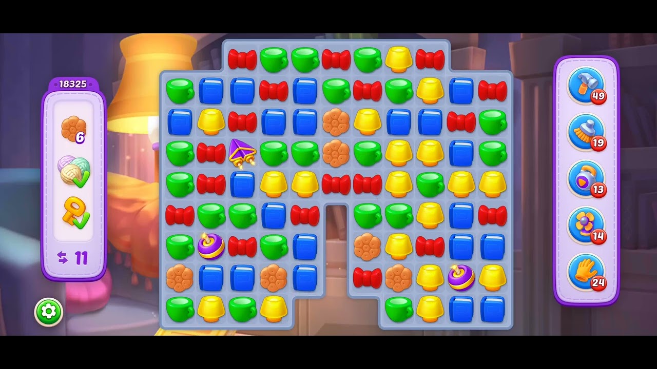 Homescapes Hard Level 18325