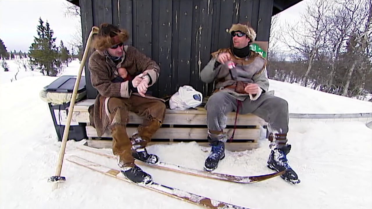 Thomas og Harald går Birken på med utstyr fra 1100-tallet (Senkveld Classics)