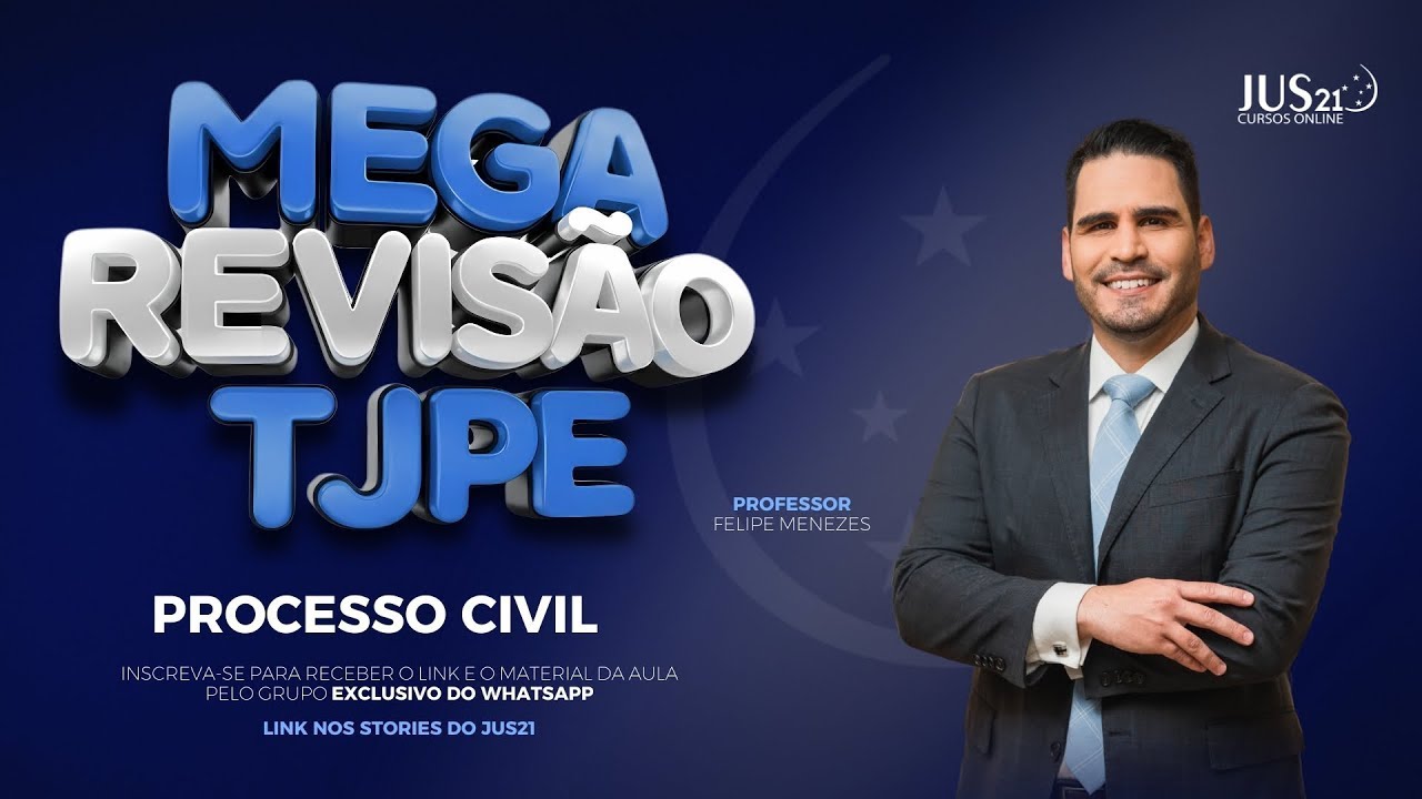 Mega Revisão TJPE para Analista | Processo Civil | Profº Felipe Menezes