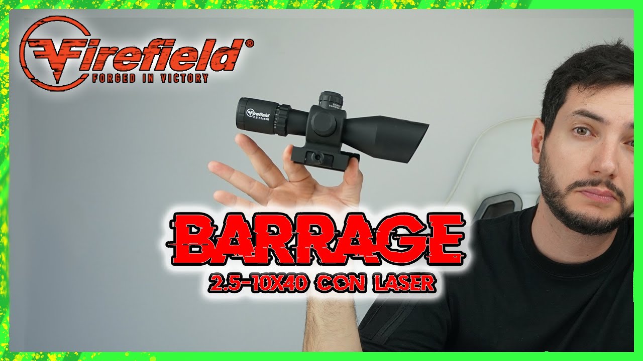 Recensione ITA ⁞ FIREFIELD BARRAGE 2.5-10x40 - una splendida ottica compatta!