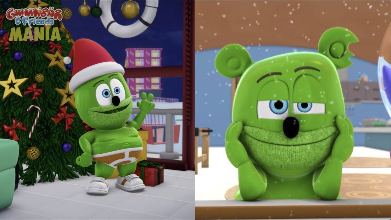 2 Episodes at Once! 🎅🏻 'X-Mas Alone' & 🎁 'Merry Christmas' - Gummy Bear Show MANIA
