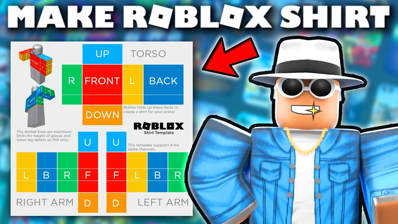Как создать свою собственную одежду Roblox БЕСПЛАТНО (2025)