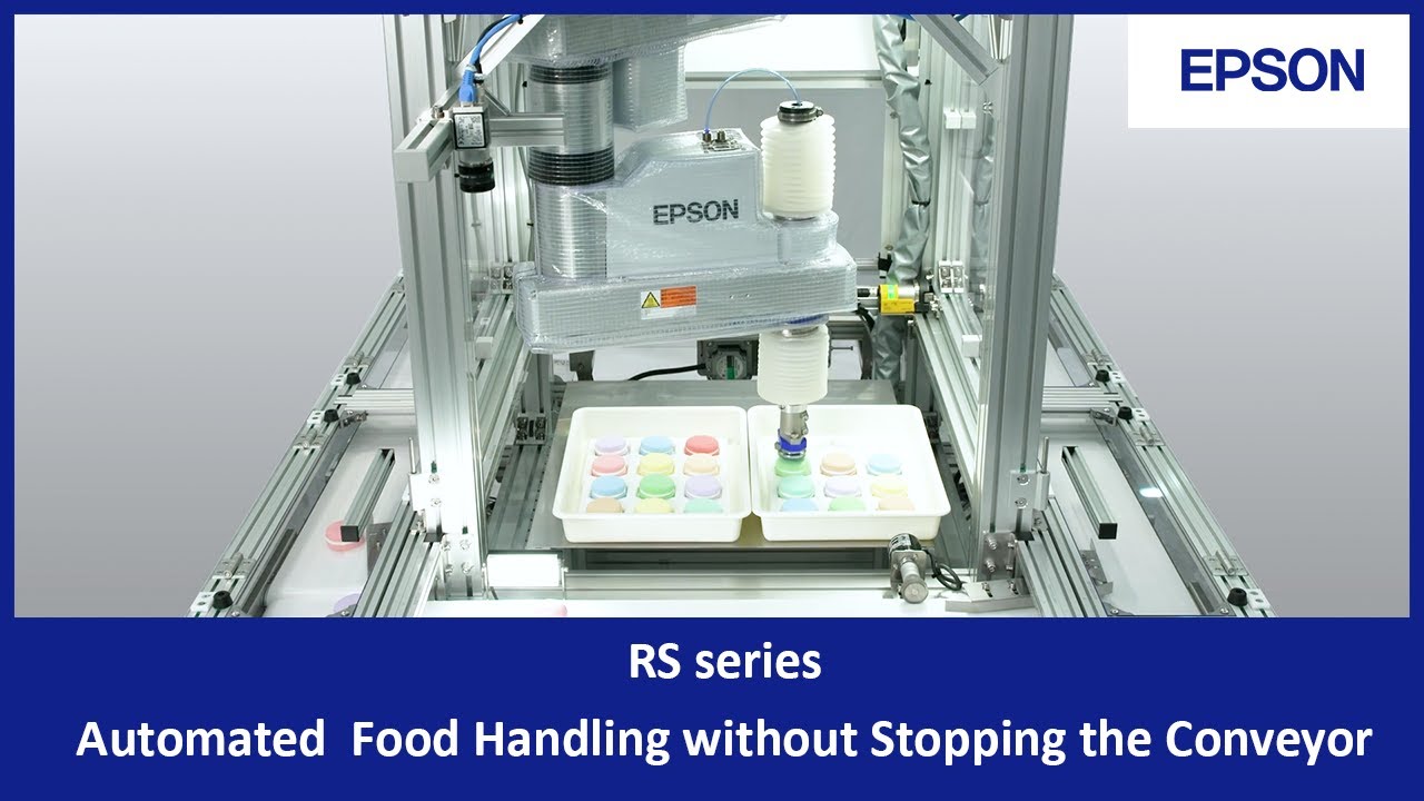 RS series Automated  Food Handling without Stopping the Conveyor