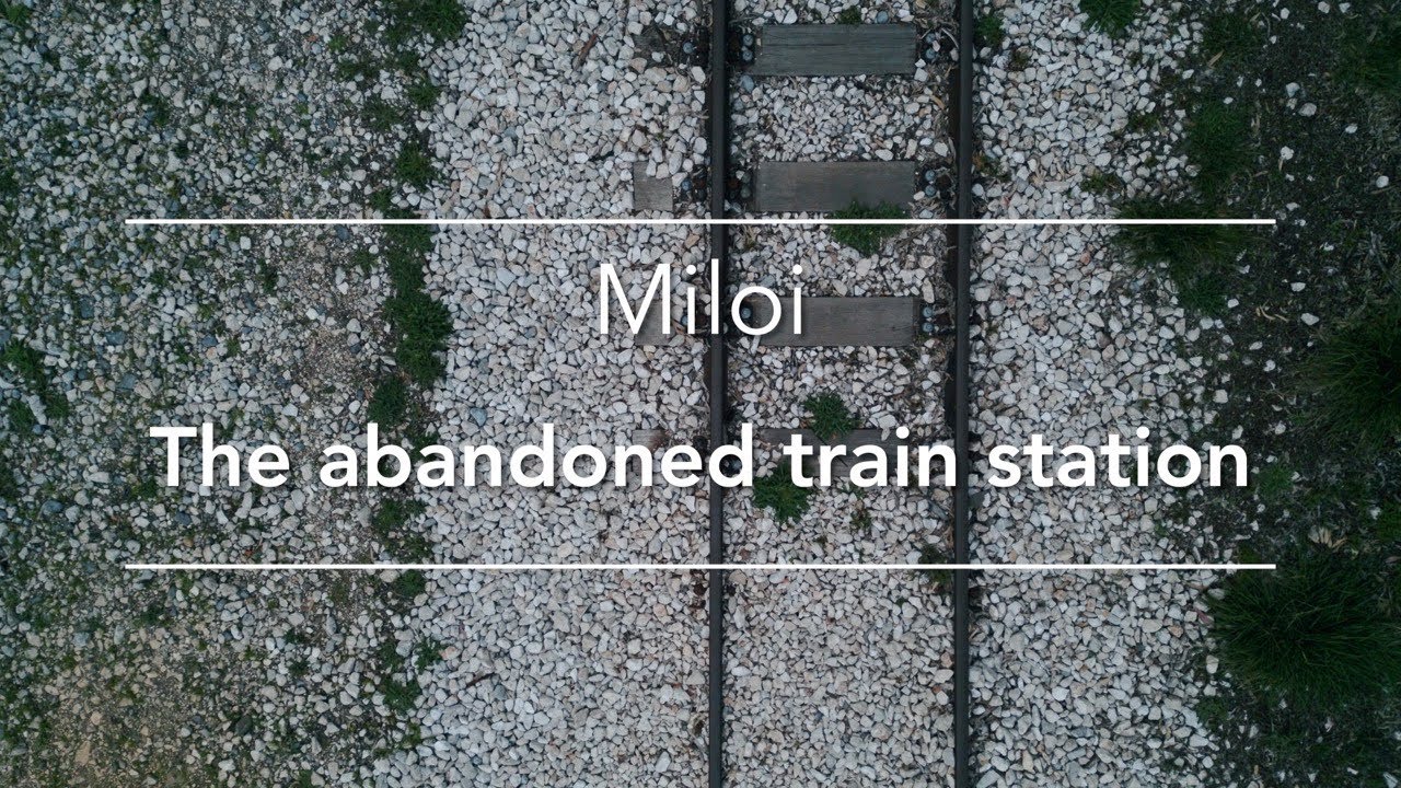 Abandoned Train Station Miloi Greece - &Omicron; E&gamma;&kappa;&alpha;&tau;&alpha;&lambda;&epsilon;&lambda;&epsilon;&iota;&mu;&mu;έ&nu;&omicron;&sigmaf; &Sigma;&iota;&delta;&eta;&rho;&omicron;&delta;&rho;&omicron;&mu;&iota;&kappa;ό&sigmaf; &Sigma;&tau;&alpha;&theta;&mu;ό&sigmaf; &Mu;ύ&lambda;&omicron;&iota; - 4K Drone